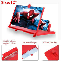 Mobile Phone Holder With Video Screen Amplifier, Mobile Phone 3D Screen Magnifier, Mobile video screen larger, mobile big screen, mobile screen, home theatre Detail