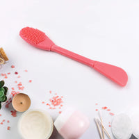 Premium 4-in-1 Skincare & Haircare Combo - Silicone Face Scrubber, Ice Roller for Face, Honeycomb Ice Tray & Scalp Massager Brush Detail